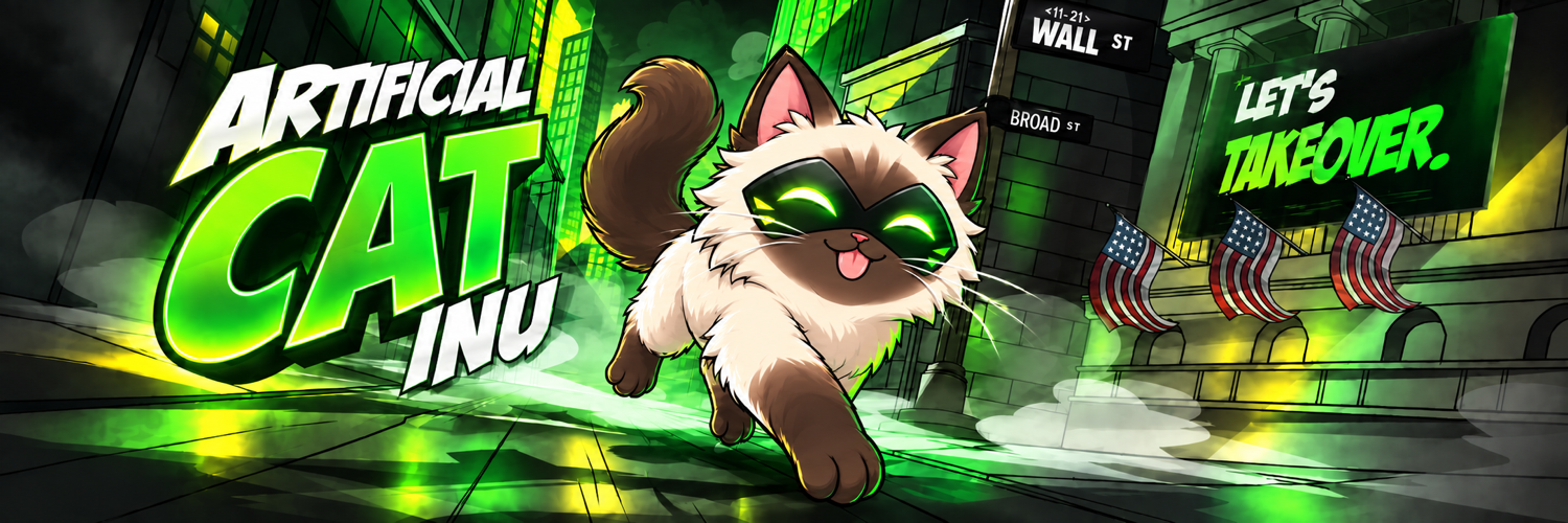 CATAI running through a neon green city